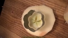 Išspaudžiamas obuolio vidurys